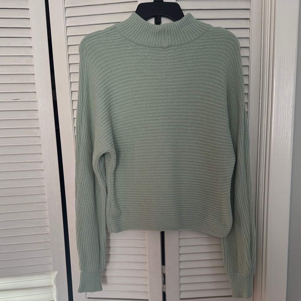 Rachel Zoe Sage Green Crew Neck Sweaters
